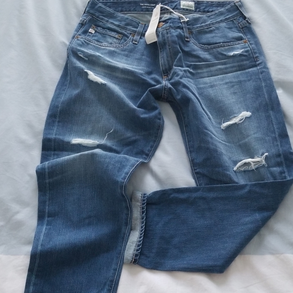 AG Adriano Goldschmied Nikki Deconstructed Jeans